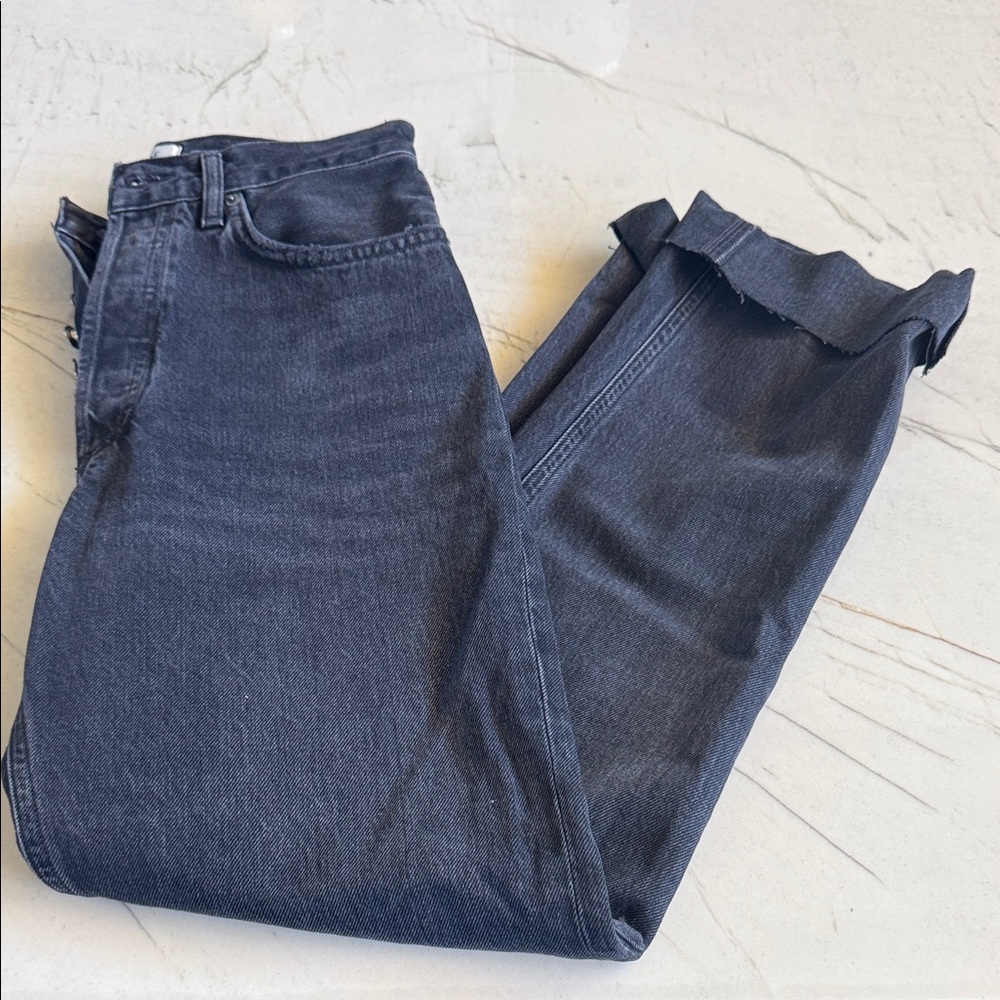 Agolde Straight Leg Black Jeans